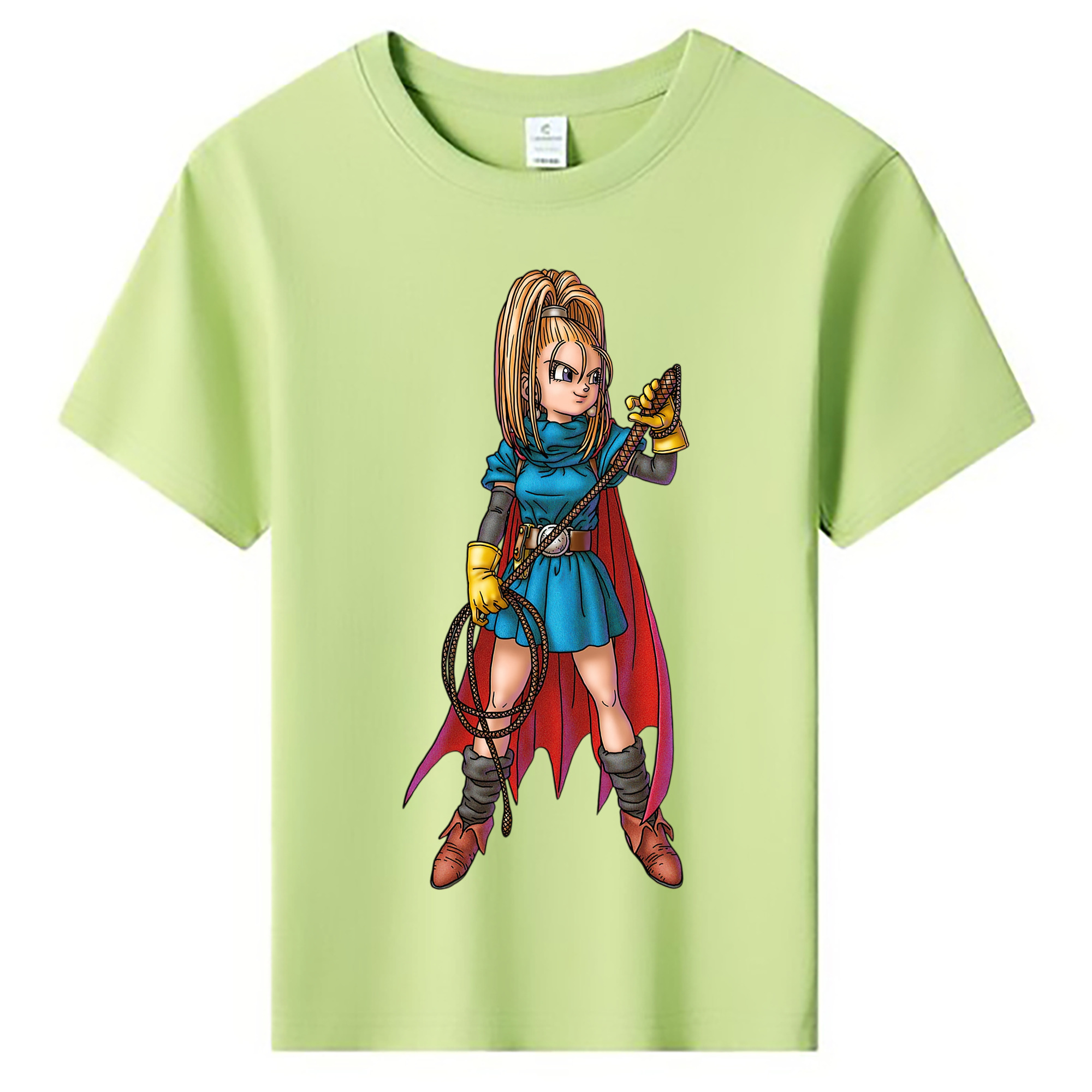 （画像用） ドラゴンクエスト Doragon Kuesuto Dragon Quest 綿100％キッズTシャツ（フロントプリント）
